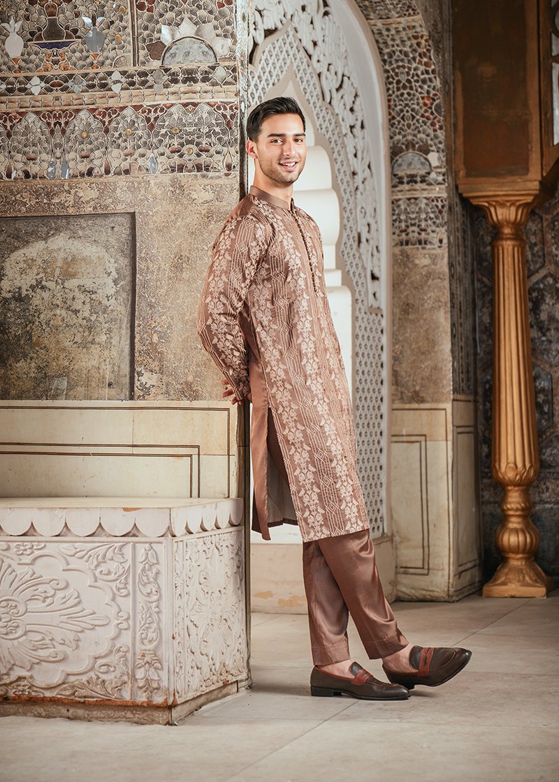 "MOCHA MOUSSE" KURTA PAJAMA