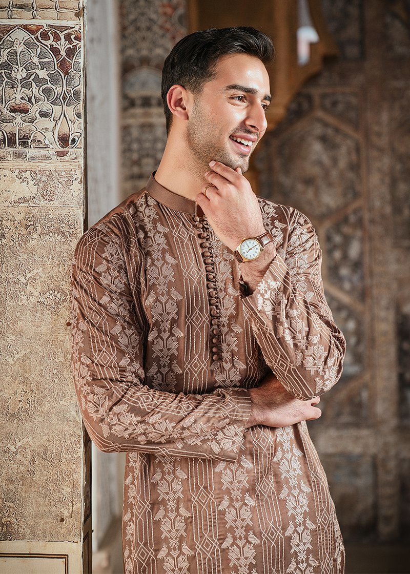 "MOCHA MOUSSE" KURTA PAJAMA