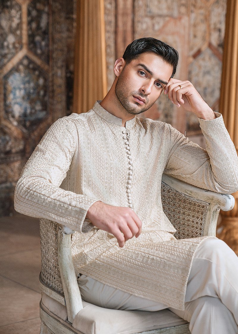 "CHAMPAGNE GOLD" KURTA PAJAMA