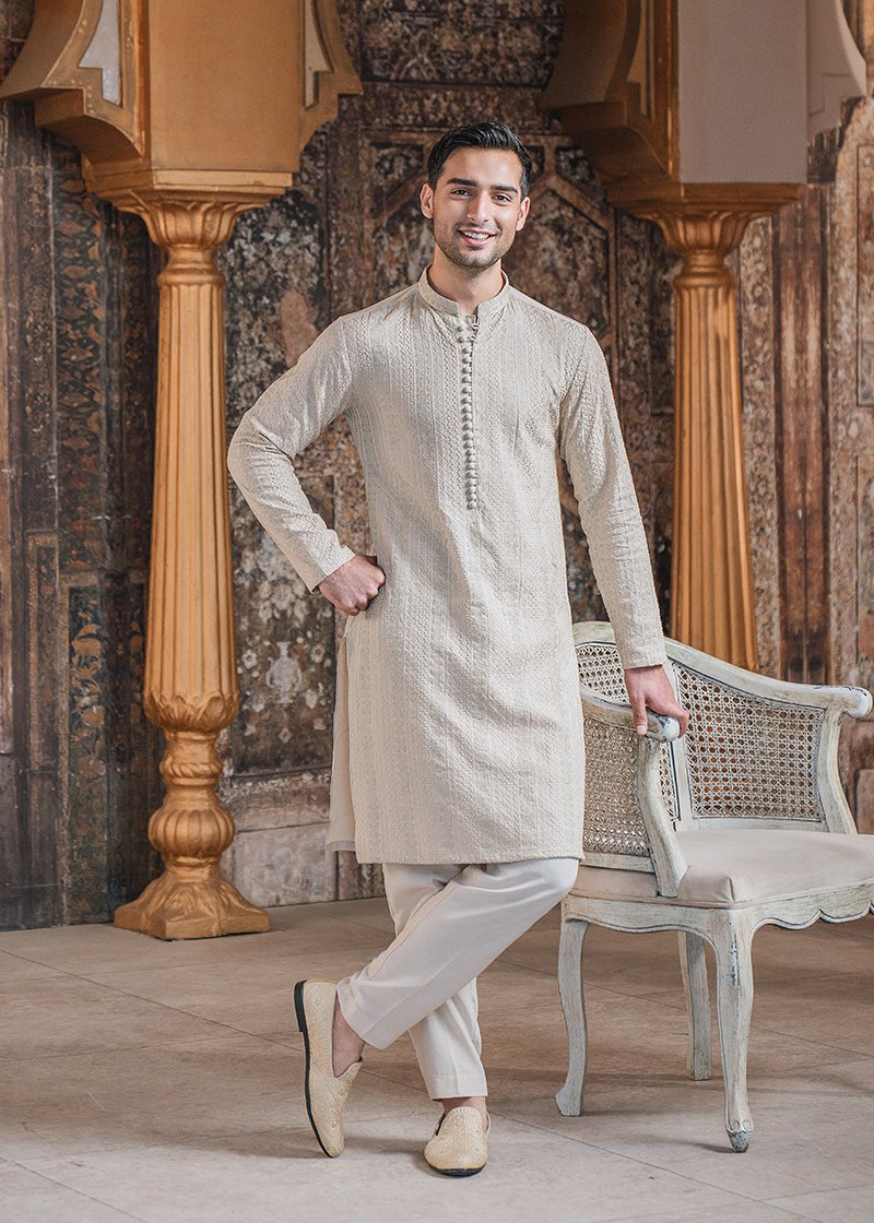 "CHAMPAGNE GOLD" KURTA PAJAMA