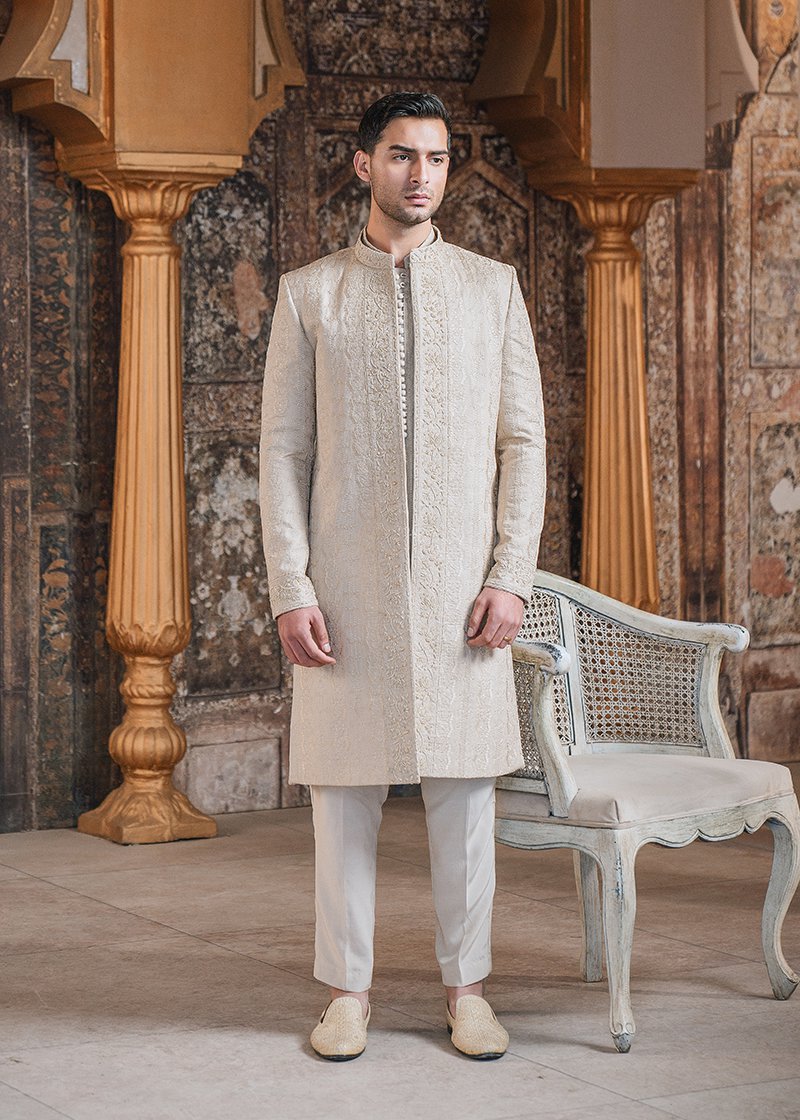 "CHAMPAGNE GOLD" SHERWANI