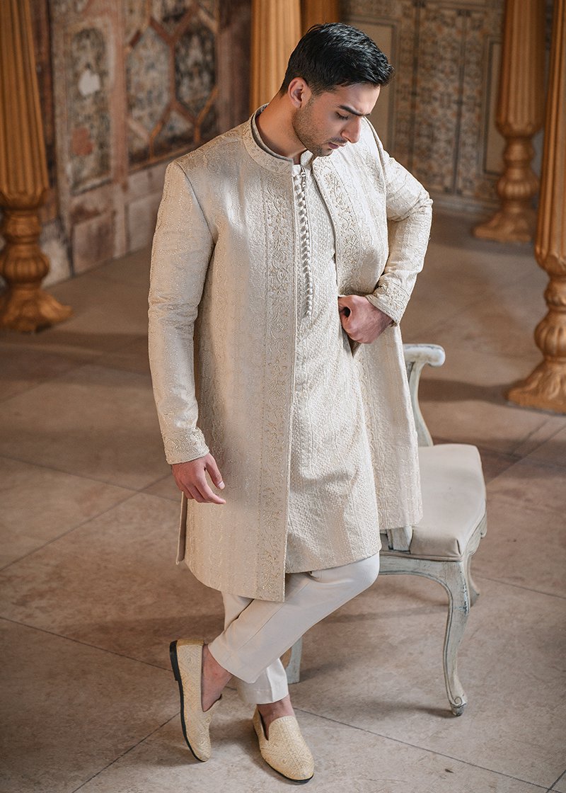 "CHAMPAGNE GOLD" SHERWANI