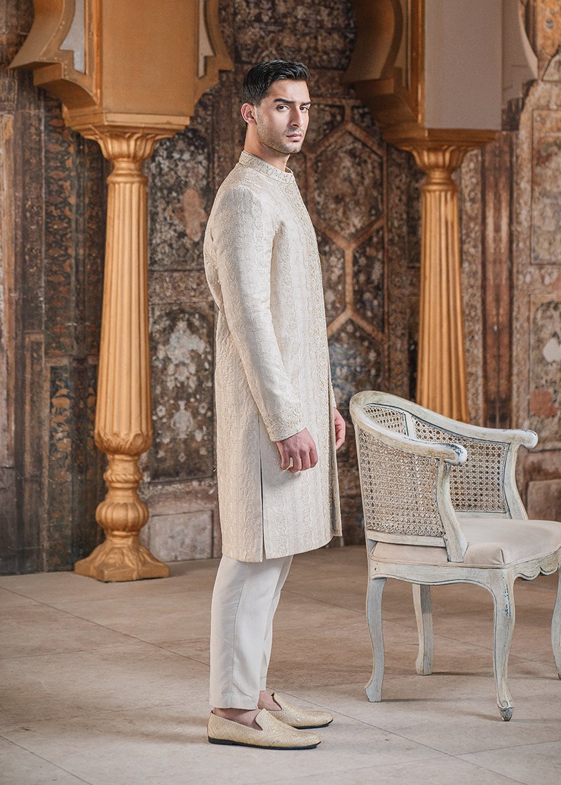 "CHAMPAGNE GOLD" SHERWANI