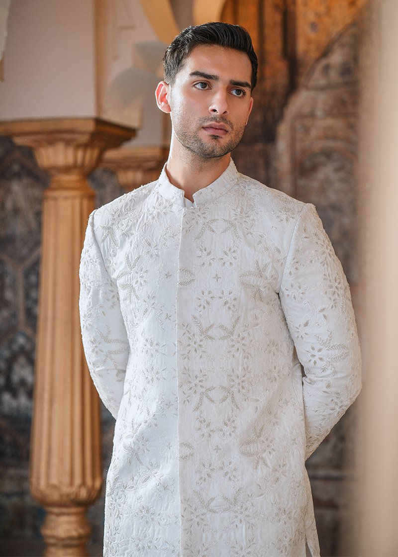 "IVORY WHITE" SHERWANI