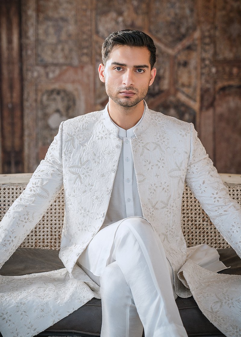 "IVORY WHITE" SHERWANI