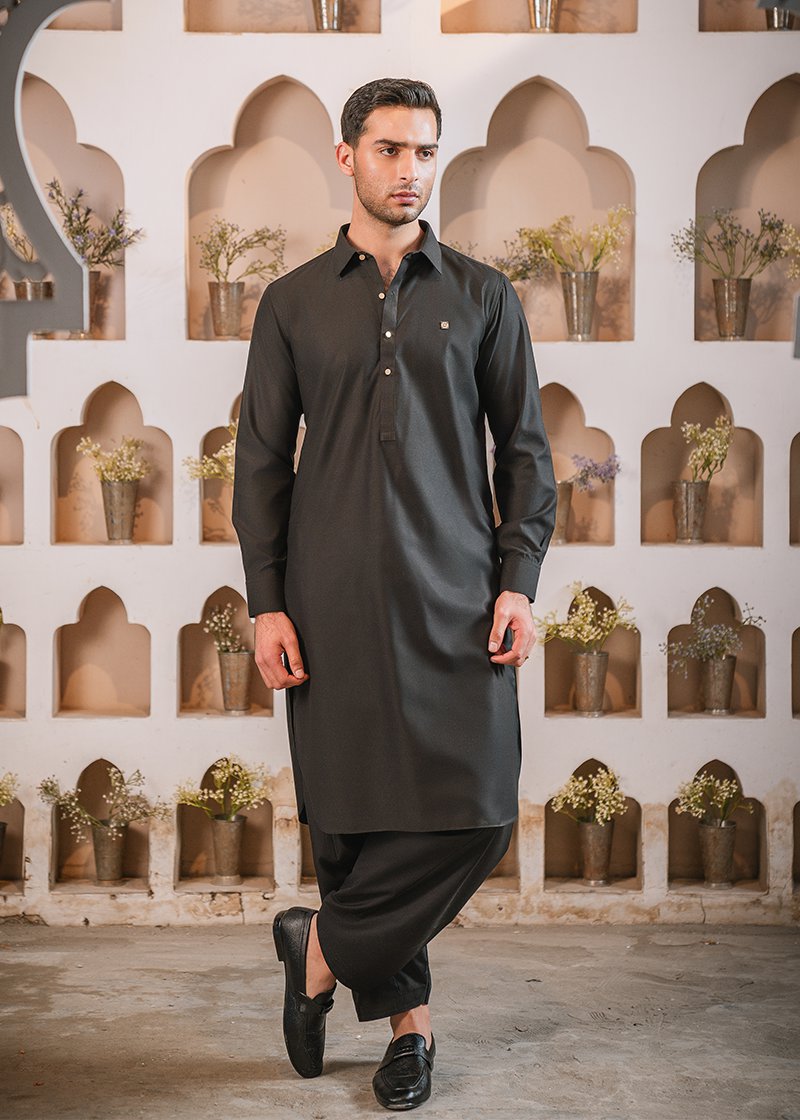"BLACK" KURTA PAJAMA