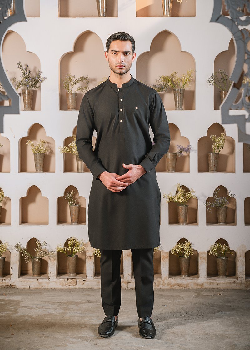 "BLACK" KURTA PAJAMA