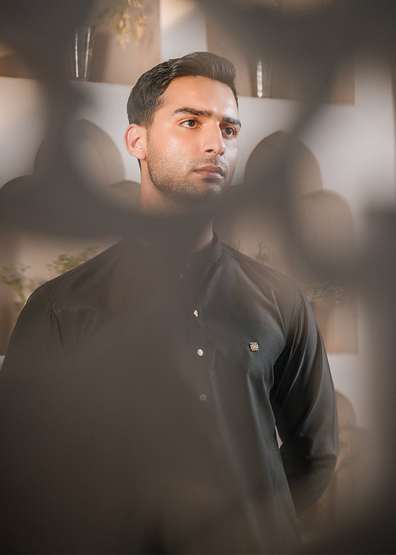 "BLACK" KURTA PAJAMA