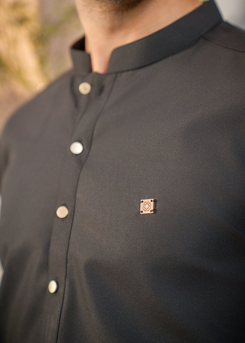 "BLACK" KURTA PAJAMA