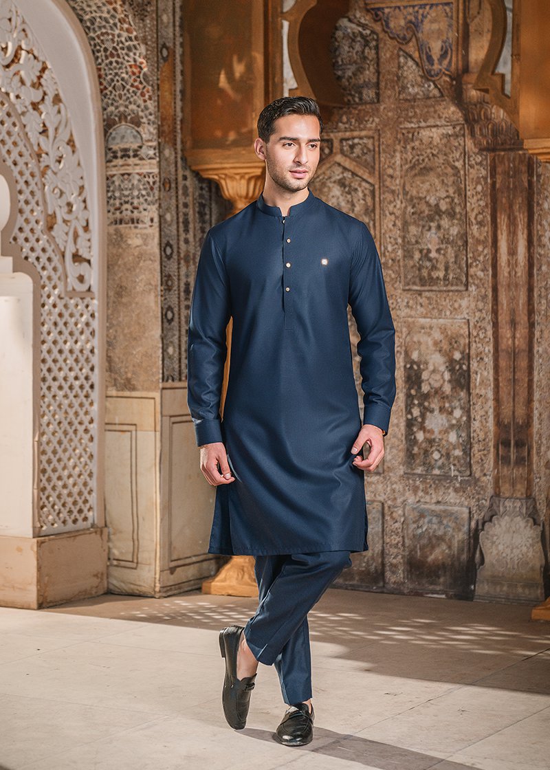 "NAVY BLUE" KURTA PAJAMA