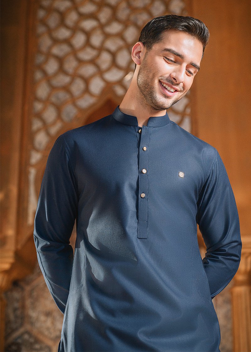 "NAVY BLUE" KURTA PAJAMA