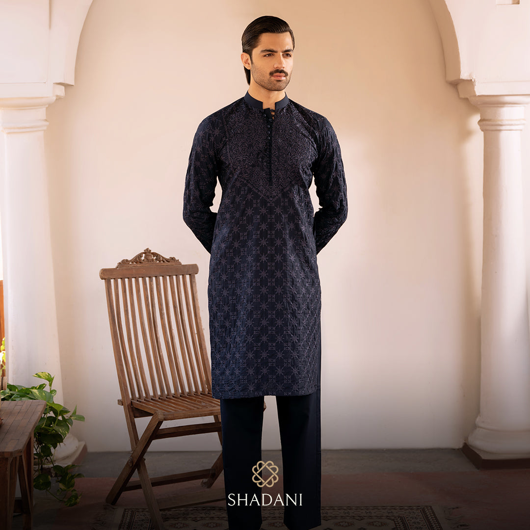 Traditional Men's Kurta Set from SHADANI - Perfect for Weddings and Festive Occasions