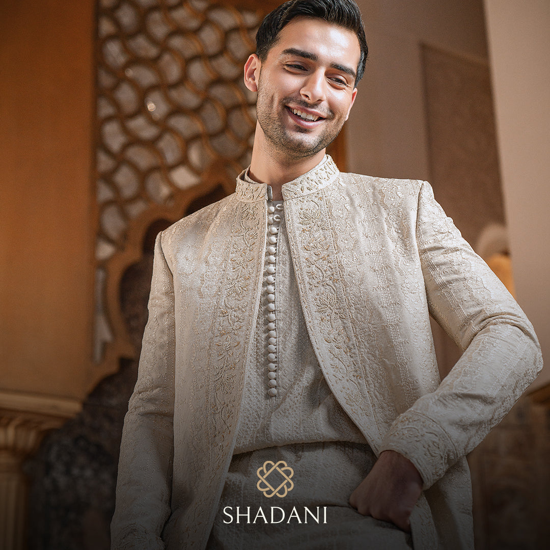 How to Choose the Perfect Sherwani for Your Wedding Day: A Groom’s Guide