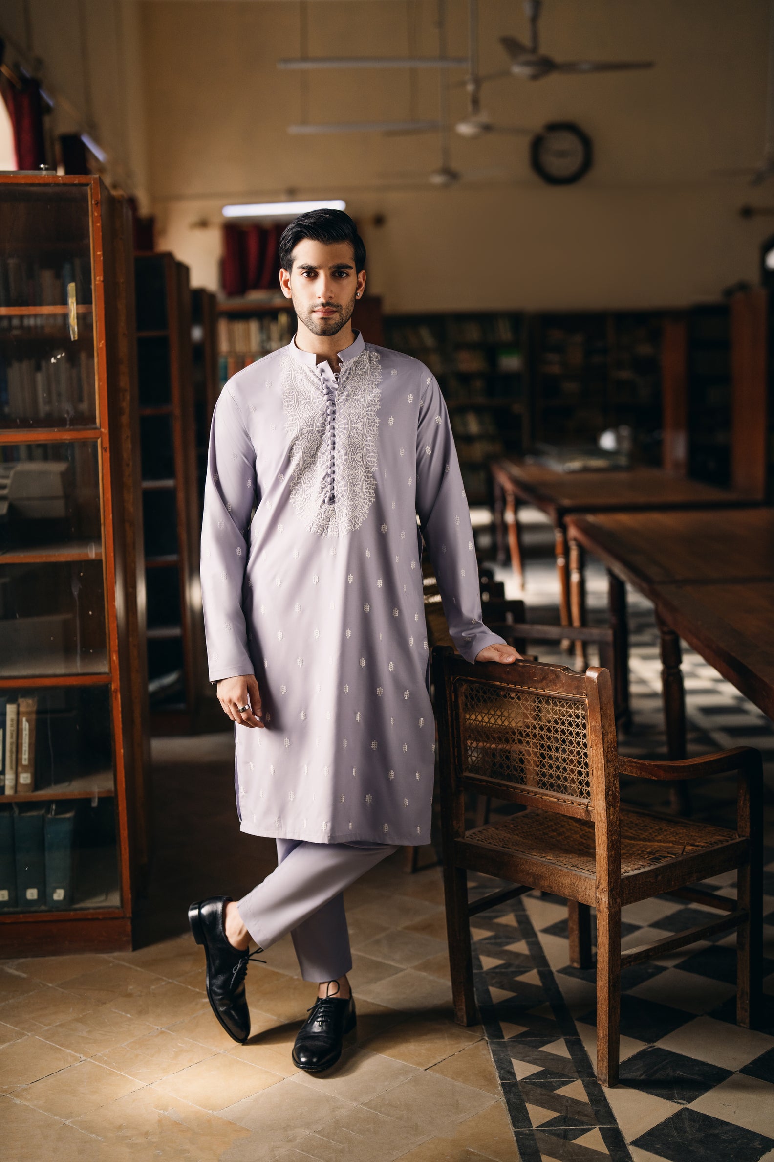 Lavender Summer Palace Kurta Pajama