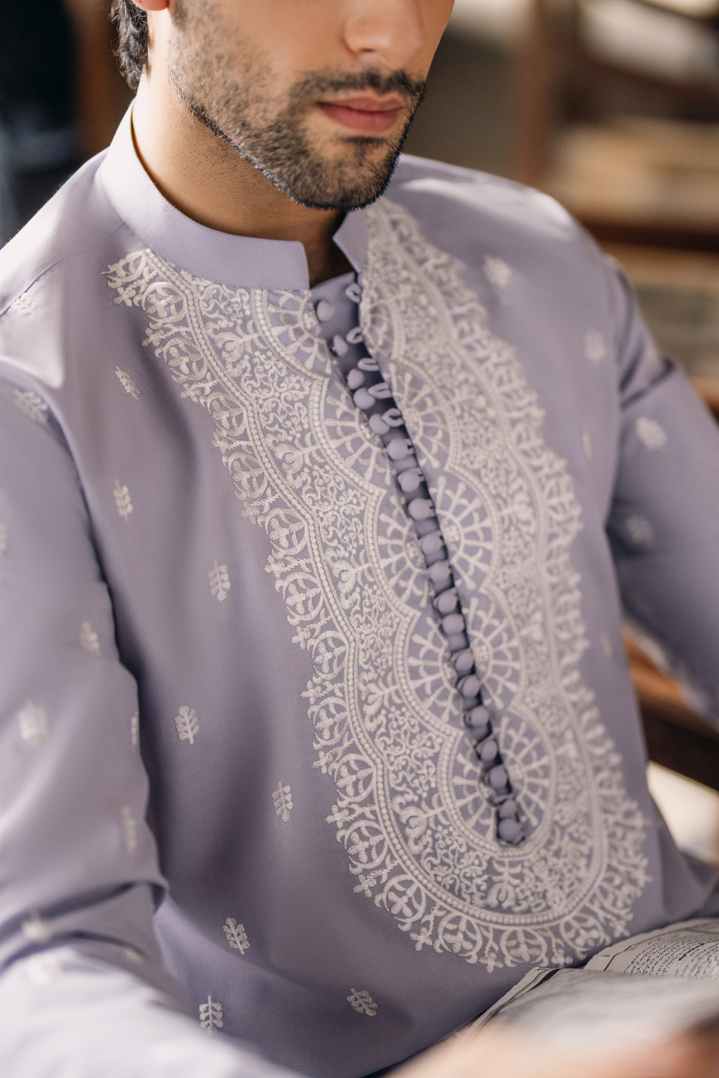 Lavender Summer Palace Kurta Pajama