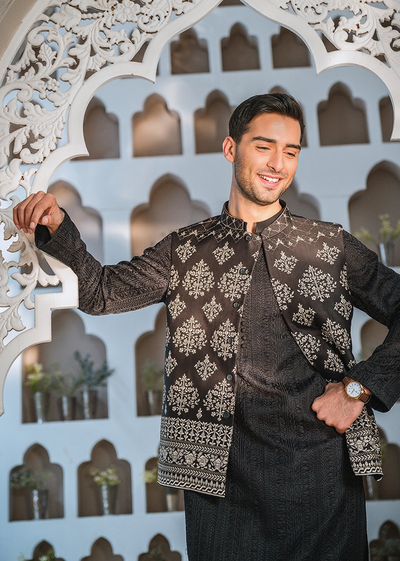 "BLACK" KURTA PAJAMA