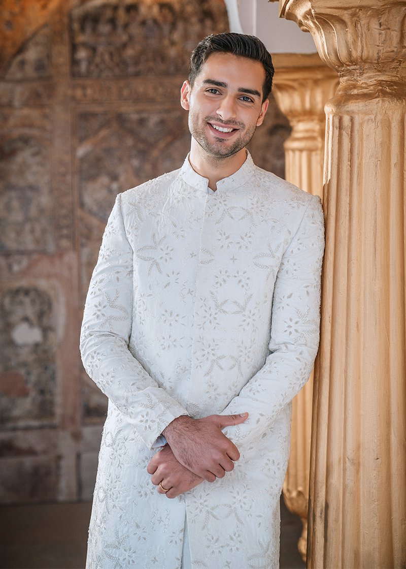 "IVORY WHITE" SHERWANI