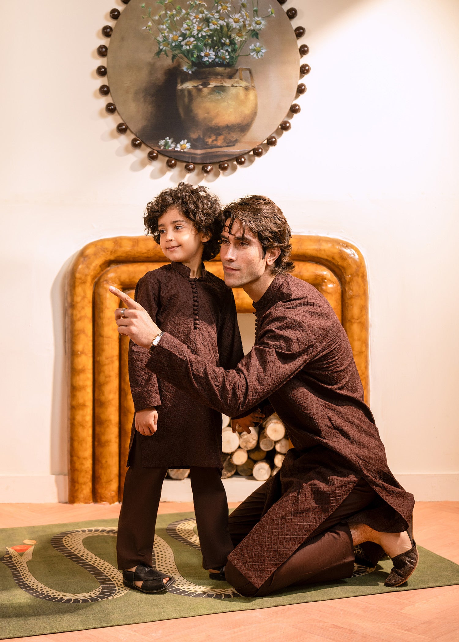 'ZAROON' Kids Kurta Pajama