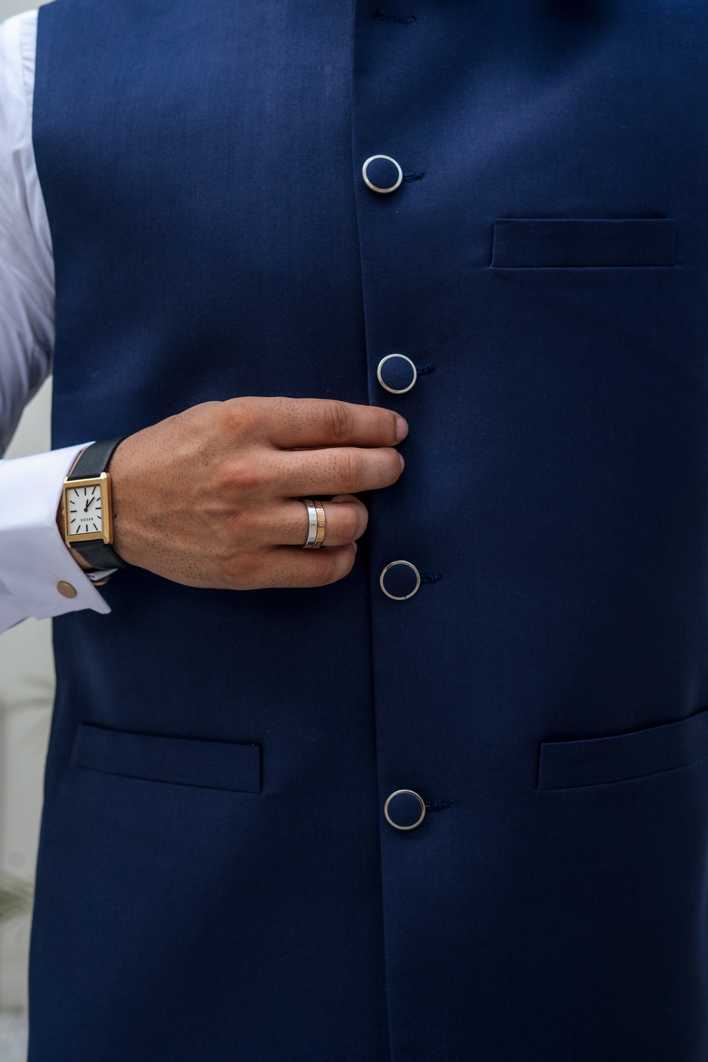 Navy Blue Waistcoat