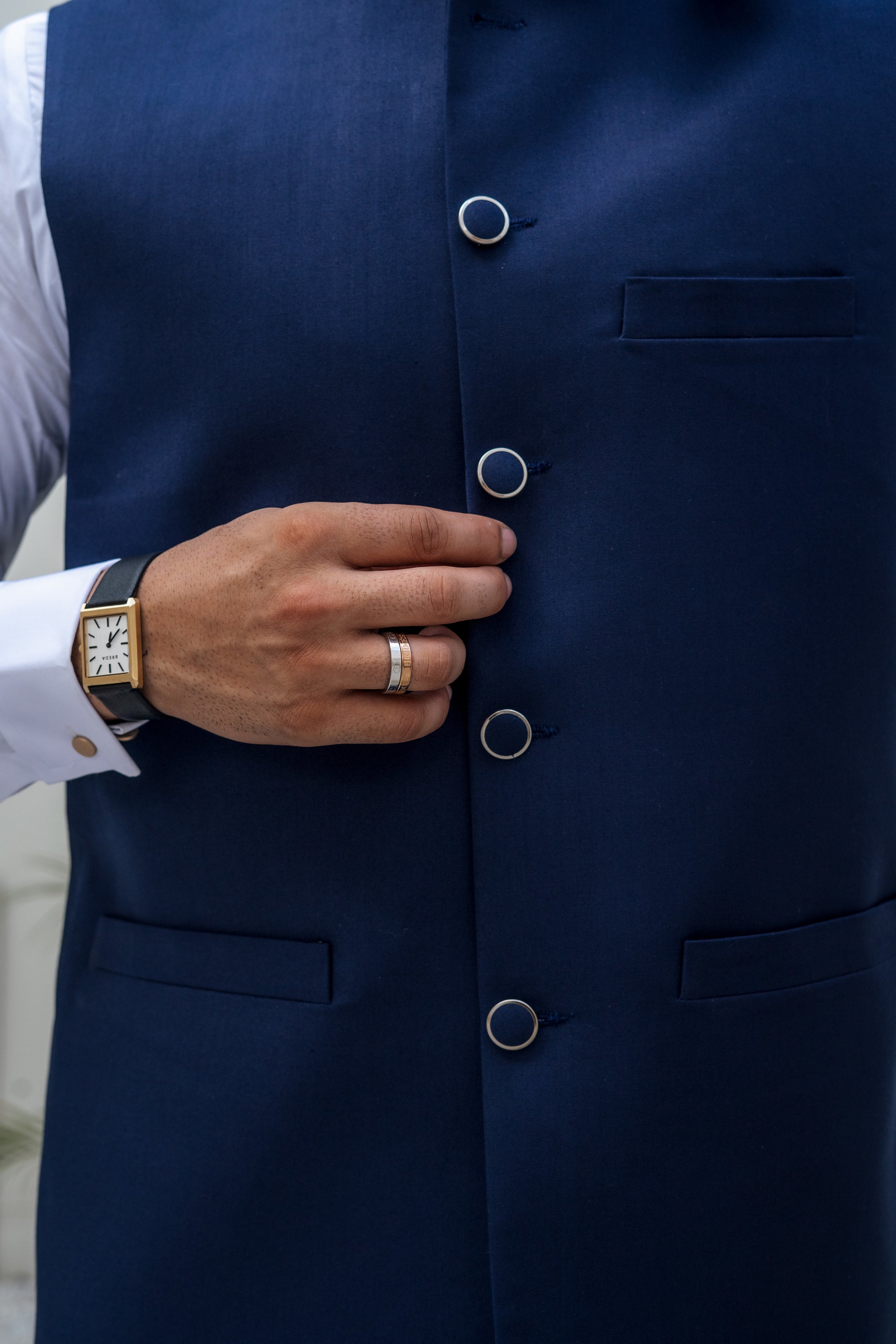 Navy Blue Waistcoat