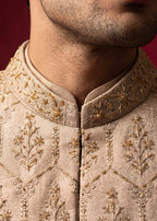 Champagne Gold Open Sherwani
