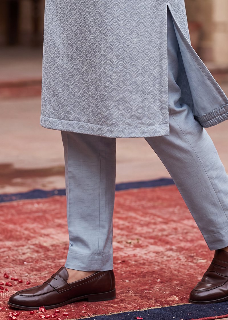 The Serene Sky Blue Kurta Pajama