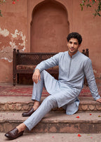 The Serene Sky Blue Kurta Pajama