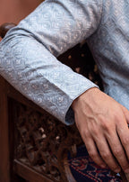 The Serene Sky Blue Kurta Pajama
