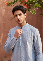 The Serene Sky Blue Kurta Pajama